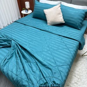 Chăn Drap Cotton Light Sọc 3 Cm