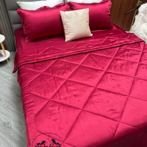 Bộ Chăn Drap Phi Lụa