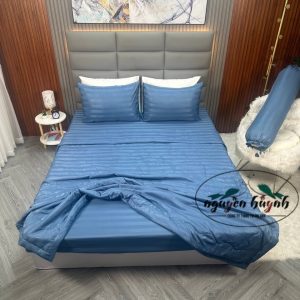 Chăn Drap  Cotton Light  Sọc 3 Cm