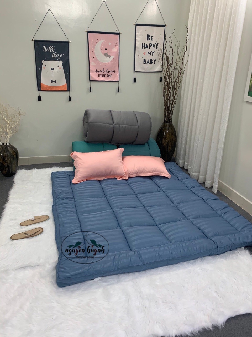 Topper Cotton Light Sọc 3 cm - Ảnh 3