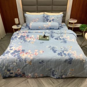 Bộ tencel hoạ tiết không mền, có mền size 1m6x2m, 1m8x2m