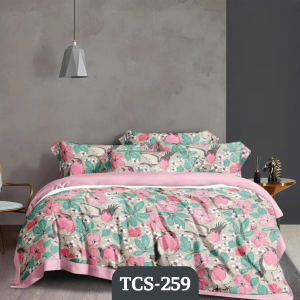 Bộ tencel hoạ tiết TCS259 không mền, có mền size 1m6x2m, 1m8x2m